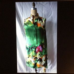 Akkris silk 2 piece tunic over underslip.